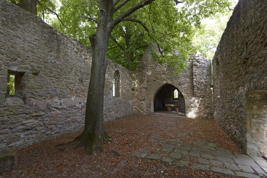 Walls and doorway captured by HR Digaron-S 23 mm